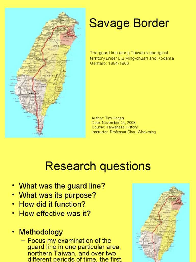 Taiwan's Frontier Border | PDF | Taiwan | Qing Dynasty