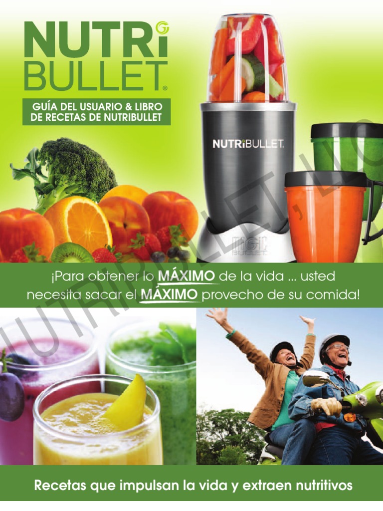Recetas de Bebidas Nutribullet | PDF | Alimentos | Nutrición