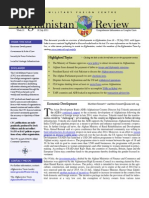 CFC Afghanistan Review, 30 July 2013