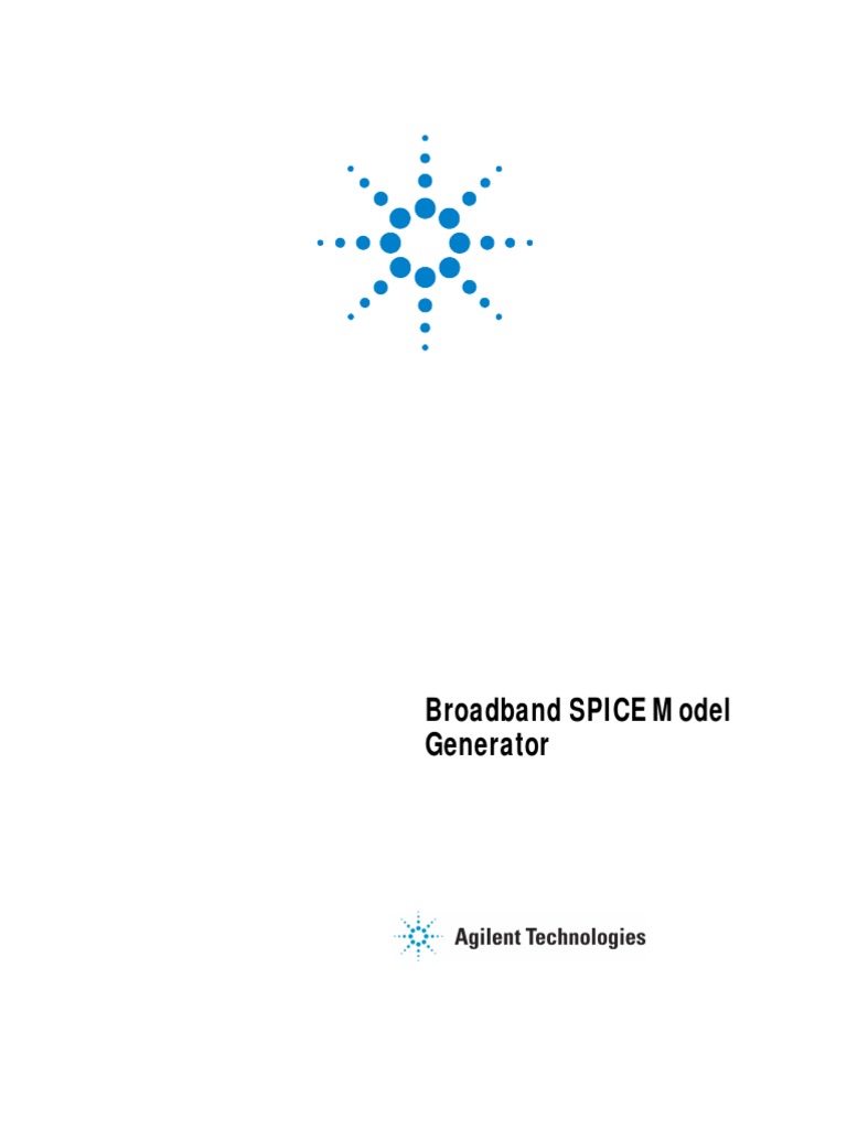 Broadband SPICE Model Generator | PDF | Spice | Computer Simulation