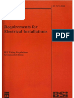 BS 7671-2008 Requirements For Electrical Installations - IEE Wiring Regulations Seventeenth Edition