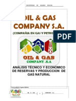 Oil & Gas Compay Informe UDABOL ..Explotacion de GAs