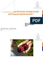 Presentación Nutrirse. Proyecto North Karelia - Vresumida