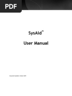 Download Sysaid User Manual by TriumphInteriors SN15825019 doc pdf