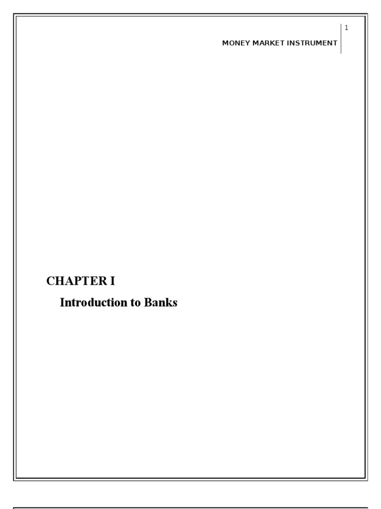 Money Market Instrument PDF Certificate Of Deposit Commercial Paper