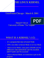 Inside The Linux Kernel: Unixforum Chicago - March 8, 2001