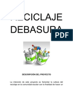 55690528 Proyecto Reciclaje de Basura