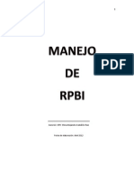 Manejo de RPBI