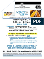 Aquatica 2013 Flyer