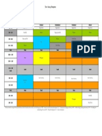 reception timetable