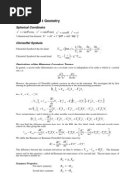 Physics - General Relativity, Tensor Analysis and Geometry