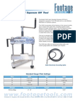 C400 Gear Operated Squeeze Off Tool