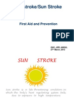 Heatstroke/Sun Stroke: First Aid and Prevention