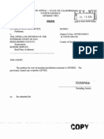 ORDER-Deny-Writ & Affirm Appel Div Reversal Denial MSJ Entered Riverside Ct Appeal Div2!7!19-2013