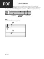 Guitar Tab Definitions