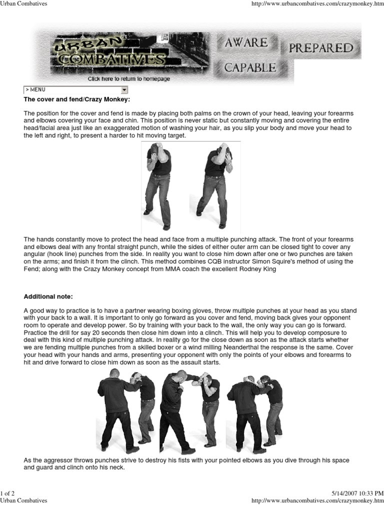 Crazy Monkey defense technique | PDF