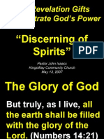 The Revelation Gifts Demonstrate God's Power: "Discerning of Spirits"