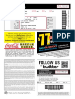 Concert ticket details