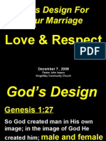 God's Design For Your Marriage: Love & Respect
