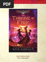 Download The Kane Chronicles -- The Throne of Fire discussion guide by Disney Hyperion SN158331774 doc pdf