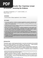 Nutraceuticals for Canine Liver Disease
