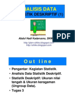 Slide Statistik Kes - D4 Sanits- 3 Agst 2013