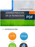 Administracción de la Tecnología Unidad I