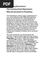 Download Martin Armstrong - The Coming Great Depression Jan 2009 by Midas Mulligan SN15835828 doc pdf