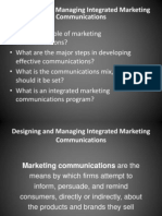 Designing and Managing Integrated Marketing Communications