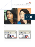 Trik Membuat Foto Menjadi Gambar Kartun Dengan Corel Draw PDF