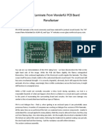 FR-4 PCB Laminate From Wonderful PCB Board Manufatuer