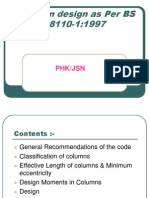 Column Design - As Per BS Code