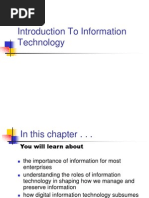 Introduction To Information Technology