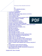 Afirmaciones Que Atraen Abundancia de Dinero