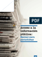 Manual para Periodistas