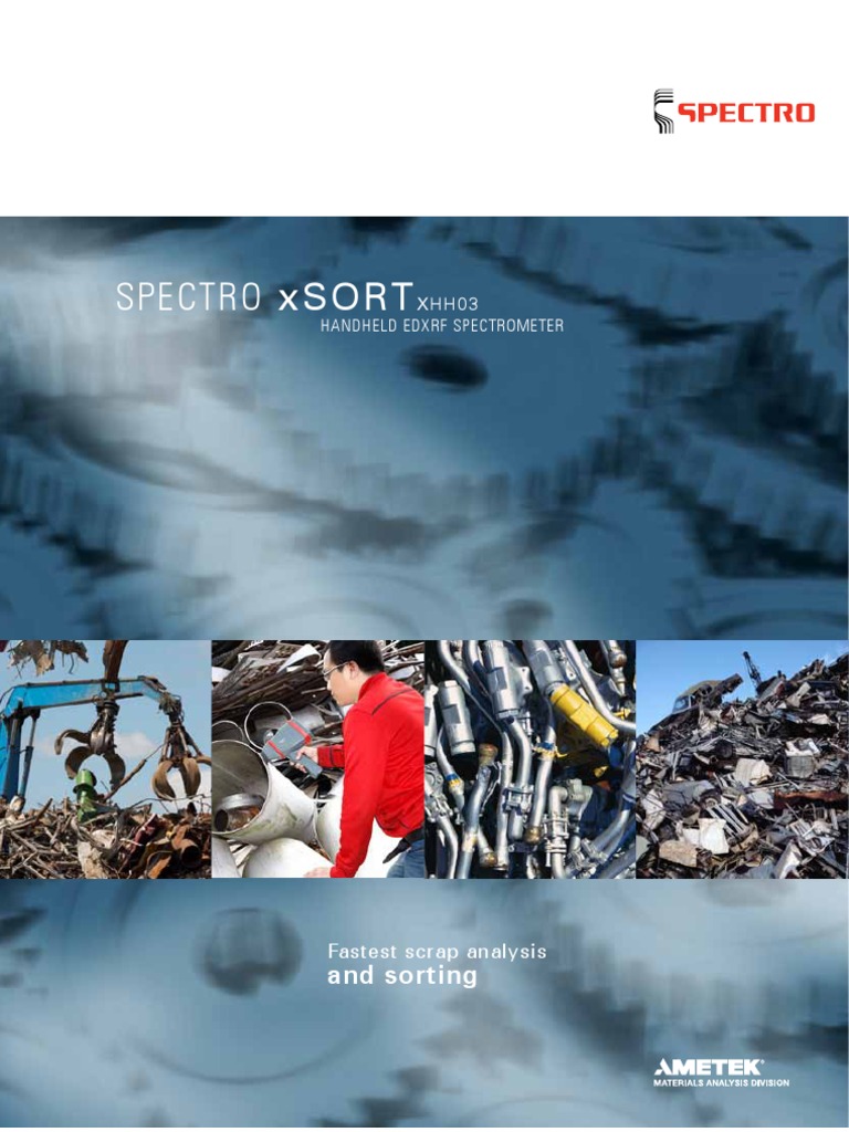 SPECTRO xSORT ScrapBrochure e Nov2011  r10 PDF Scrap Metals