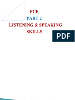FCE Listening and Speaking Skill Part 2