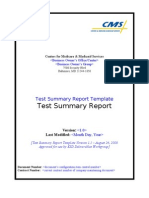 CMS Test SummarysReport