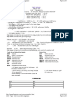 LNG vapor conversion tables