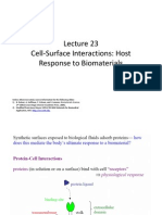 Lec23-24 Cell-Surface Interactions PDF