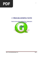 c Program Note