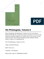 We Philologists Volume 8