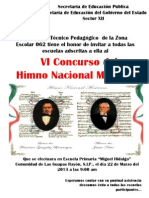 Invitación Himno Nacional