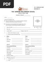 Sri Ram Application-Form