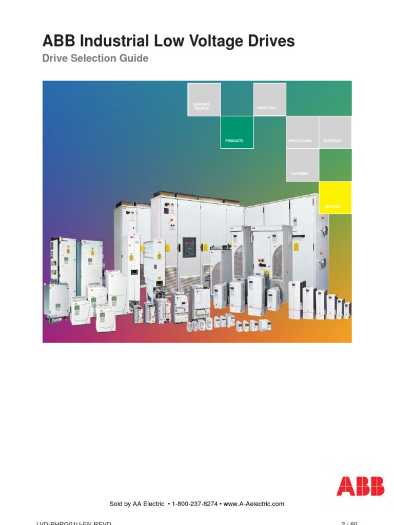 Abb VFD Selection Guide PDF