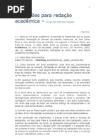 Instrucoes Para Redacao Academica