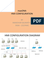 Maxdna Hmi Configuration: by Manohar Salimath C DGM - (Ce/Hmi)