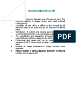 Advantages of Common Effluent Treatment Plants (CETPs