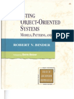 Testing Object-Oriented Systems