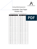 103027 TSA Specimen Test Answer Key